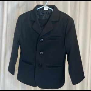 Kids Black Suit Set